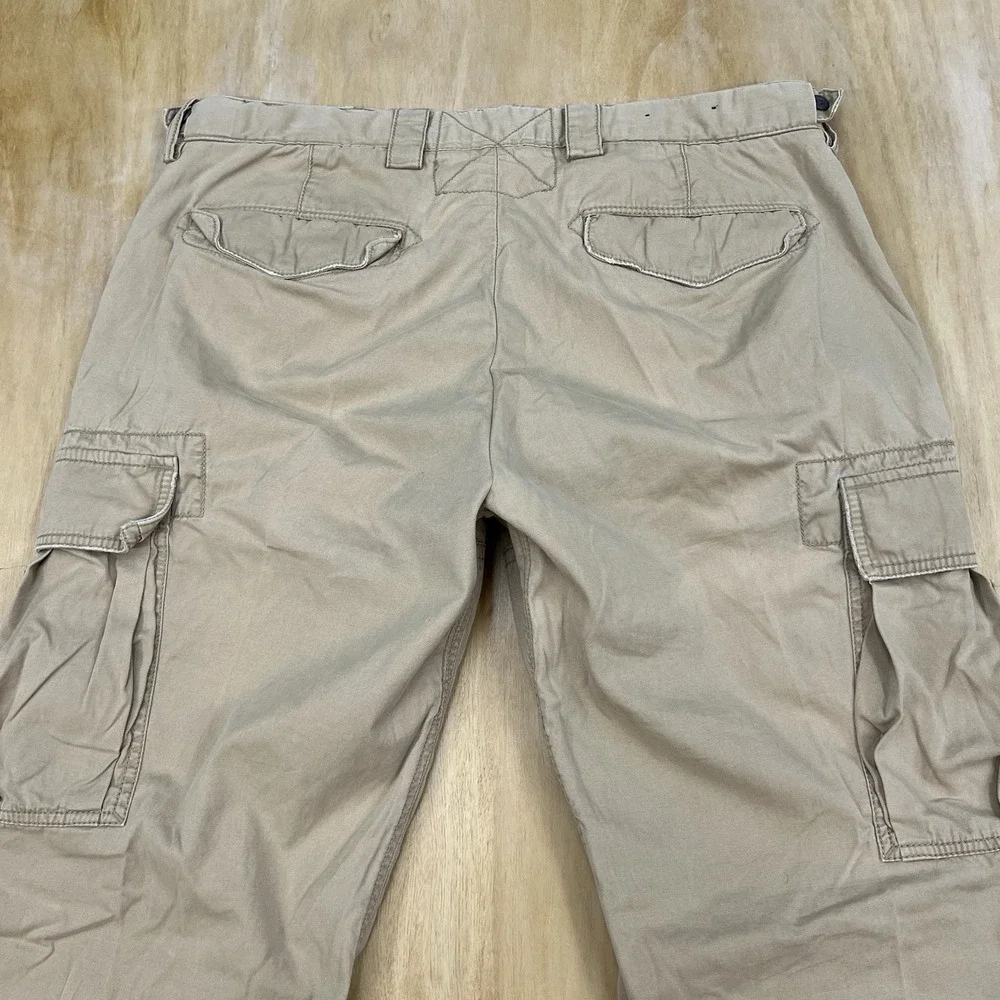 Vintage Polo Ralph Lauren Cargo Pants Mens 38x30 Relaxed Fit Khaki